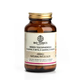 Mixed Tocopherols Βιταμίνη για το Δέρμα 400iu 90 φυτικές κάψουλες Bio Tonics