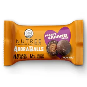 Nutree AdoraBalls Protein Balls με Γεύση Peanut Caramel 2x20gr