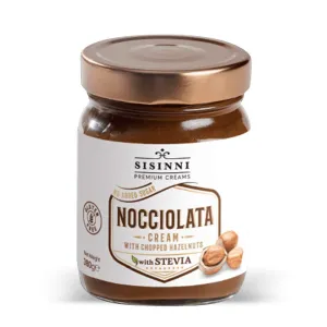 Πραλίνα Sisinni Premium Creams με Φουντούκι και Stevia Nocciolata 380gr Rito's Food