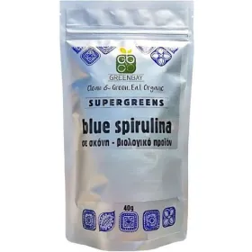 Βιολογική Μπλε Σπιρουλίνα σε Σκόνη 40gr Greenbay