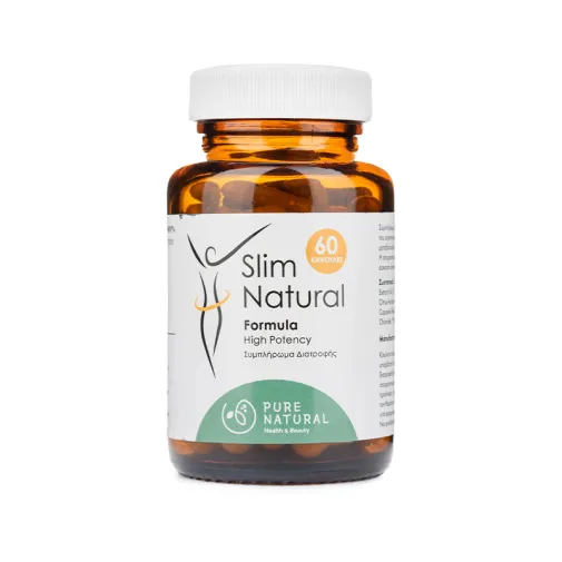 Κάψουλες Αδυνατίσματος 60caps  Pure-natural  Slim Natural