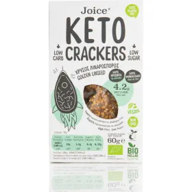 Joice Keto Crackers με Χρυσό Λιναρόσπορο 60gr