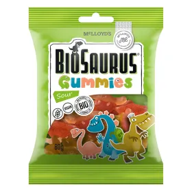 McLloyd's Βιολογικά Ζελεδάκια Sour Biosaurus 80gr