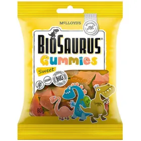 McLloyd's Βιολογικά Ζελεδάκια Sweet Biosaurus 80g 