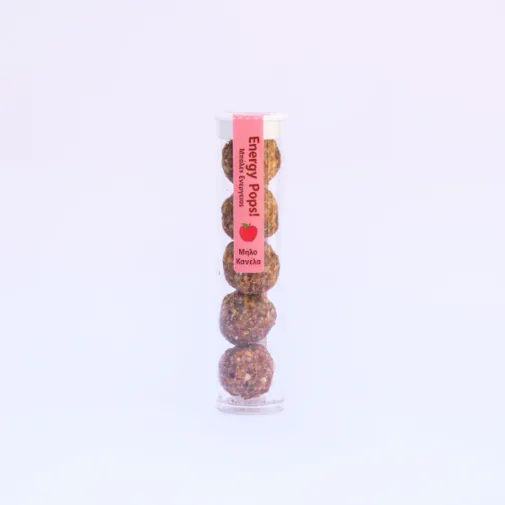 Pelian Lab Energy Pops Μήλο Κανέλα 50gr