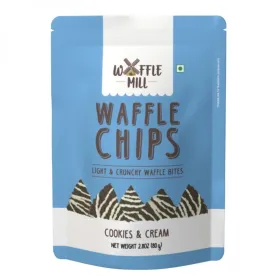 Waffle Mill Βαφλάκια Τσιπς με Μπισκότο και Κρέμα 80gr