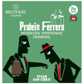 Brothers Healthy Food Μπισκότα Πρωτεΐνης Raw Ferrero Vegan 70gr