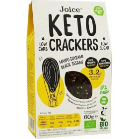 Joice Keto Crackers με Μαύρο Σουσάμι 60gr