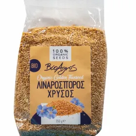 Βιολογικός Λιναρόσπορος Χρυσός 350gr Βιο Αγρός