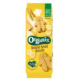 Organix Βιολογικά Μπισκότα Banana Bread +12m 135gr