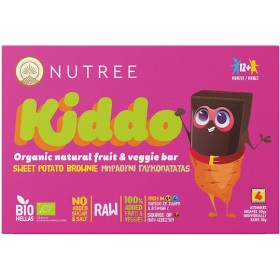 Nutree Kiddo Μπάρα Brownie Γλυκοπατάτα 120gr  12+ μηνών 4τμχ