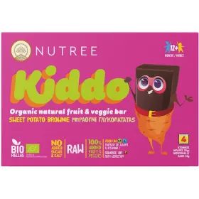 Nutree Kiddo Μπάρα Brownie Γλυκοπατάτα 120gr  12+ μηνών 4τμχ