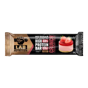 Μπάρα Πρωτεΐνης Lab Nutrition Strawberry Cream με 33% Πρωτεΐνη 65gr