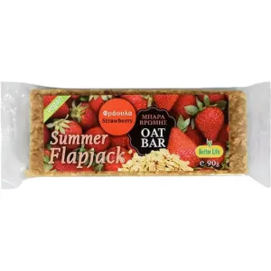 Μπάρα Βρώμης Flapjack με Φράουλα 90g