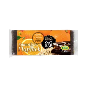 Μπάρα Βρώμης Flapjack με Σοκολάτα Βελγίου και Πορτοκάλι 100gr