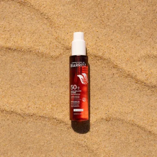Biarritz Satin Sun Αντηλιακό Λάδι Προσώπου και Σώματος SPF50 