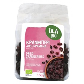 Κράνμπερι Αποξηραμένα Βιολογικά με Χυμό Μήλου 150g Όλα Bio
