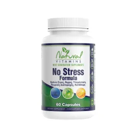 Natural Vitamins No Stress Formula Συμπλήρωμα για το Άγχος 60 κάψουλες