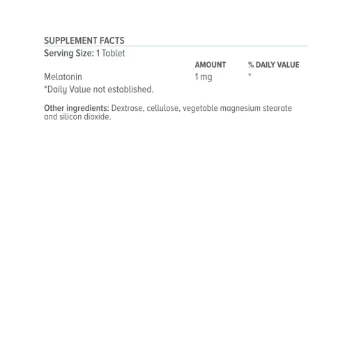 Natural Vitamins Melatonin 1mg 100 ταμπλέτες