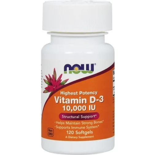 Now Foods Vitamin D3 10.000 IU 120 Softgels
