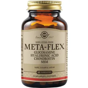 Solgar Meta-Flex Glucosamine, Chondroitin, MSM and Hyaluronic Acid 60 Δισκία