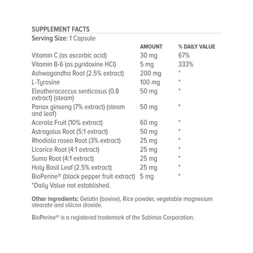 Natural Vitamins No Stress Formula Συμπλήρωμα για το Άγχος 60 κάψουλες
