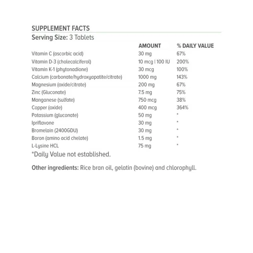 Natural Vitamins Osteo Formula 90 ταμπλέτες