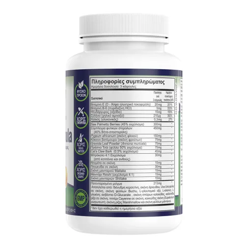 Natural Vitamins Prostate Formula 90 κάψουλες