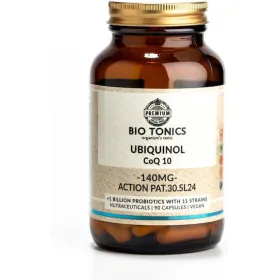 Bio Tonics Ubiquinol CoQ10 140mg 90 Φυτικές Κάψουλες