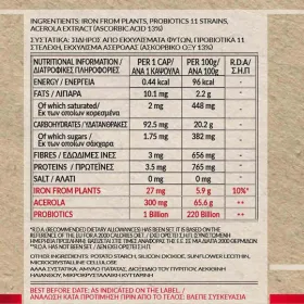 Herb Iron Plus C Acerola EX 327mg Probiotics 90caps Bio Tonics