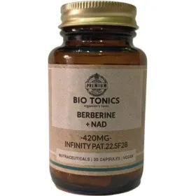 Berberine + NAD 420mg 30 φυτικές κάψουλες Bio Tonics 