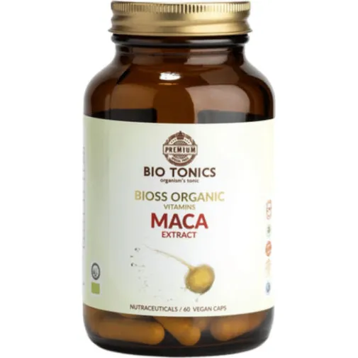 Bιολογικό Εκχύλισμα Μάκα 400mg 60 Φυτικές Κάψουλες Bio Tonics 
