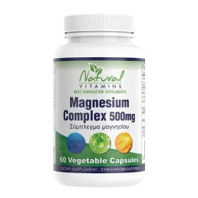 Natural Vitamins Magnesium Complex 500mg 60 Κάψουλες