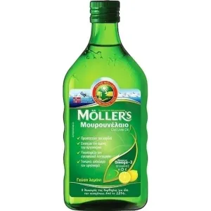 Moller's Cod Liver Oil Μουρουνέλαιο Λεμόνι 250 ml