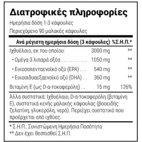 Natural Doctor Clear Omega 3 Ιχθυέλαιο 90 φυτικές κάψουλες