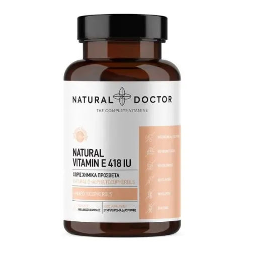 Natural Doctor Vitamin E 418 IU 60 μαλακές κάψουλες