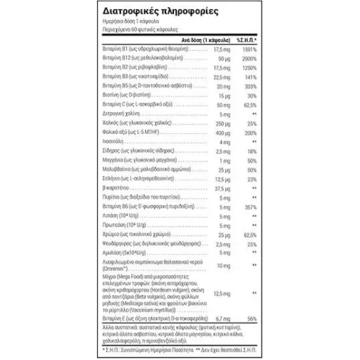 Natural Doctor Be Well Multivitamin 60 φυτικές κάψουλες