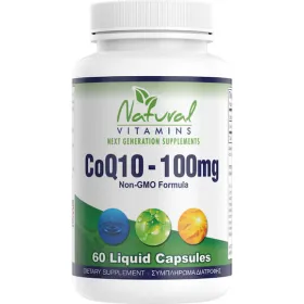 Natural Vitamins COQ10 100 mg 60 μαλακές κάψουλες