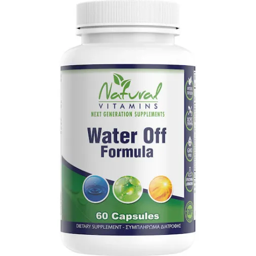 Natural Vitamins Water Off Formula 60 κάψουλες