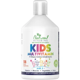 Natural Vitamins Kids Multivitamins για 3+ ετών με Γεύση Πορτοκάλι 500 ml
