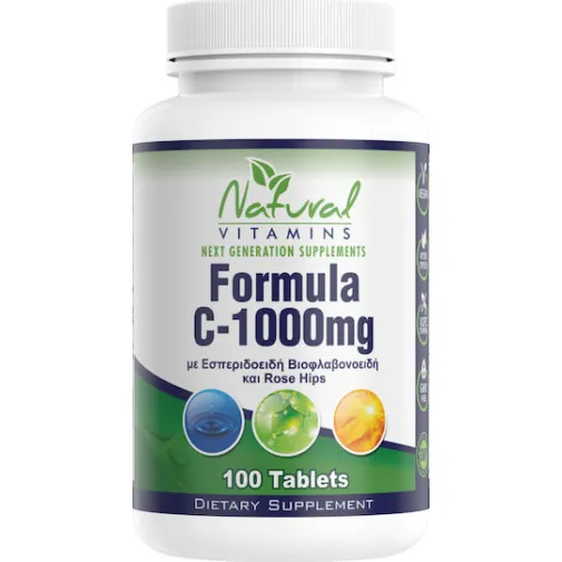 Natural Vitamins Formula C-1000 mg 100 ταμπλέτες