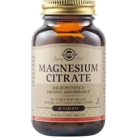Solgar Magnesium Citrate 200mg – Κιτρικό Μαγνήσιο 60 Ταμπλέτες
