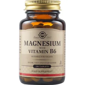 Solgar Magnesium with Vitamin B6 100 Ταμπλέτες