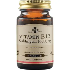 Solgar Vitamin B12 1000mcg 100 Υπογλώσσια Δισκία