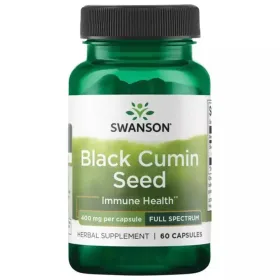 Swanson Black Cumin 400 mg 60 Φυτικές Κάψουλες