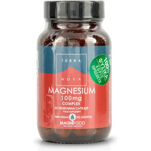 TerraNova Magnesium 100 mg Complex 50 φυτικές κάψουλες