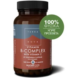 TerraNova B-Complex with Vitamin C 540mg 50 Φυτικές Κάψουλες