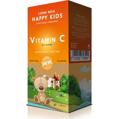 John Noa Happy Kids Vitamin C 90 Ζελεδάκια