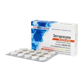 Viogenesis Serraprozyme 30 γαστροανθεκτικές κάψουλες