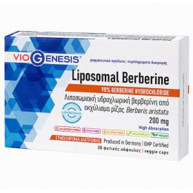 Viogenesis Liposomal Berberine 200mg 30 φυτικές κάψουλες